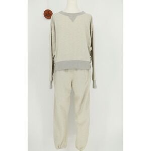 Buck Mason Vintage Interloop Cotton Sweatshirt & Sweatpants Set Large